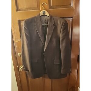 Lauren Ralph Lauren Men's Brown Corduroy 2-Button Notch Collar Blazer Sz 42L
